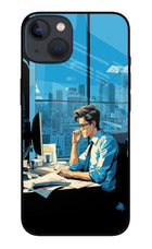 Focused Hustler (AI Generated) iPhone 13 Mini Glass Case