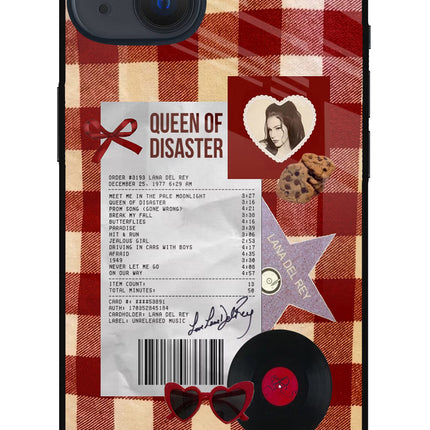 Queen of Disaster iPhone 13 Mini Glass Case