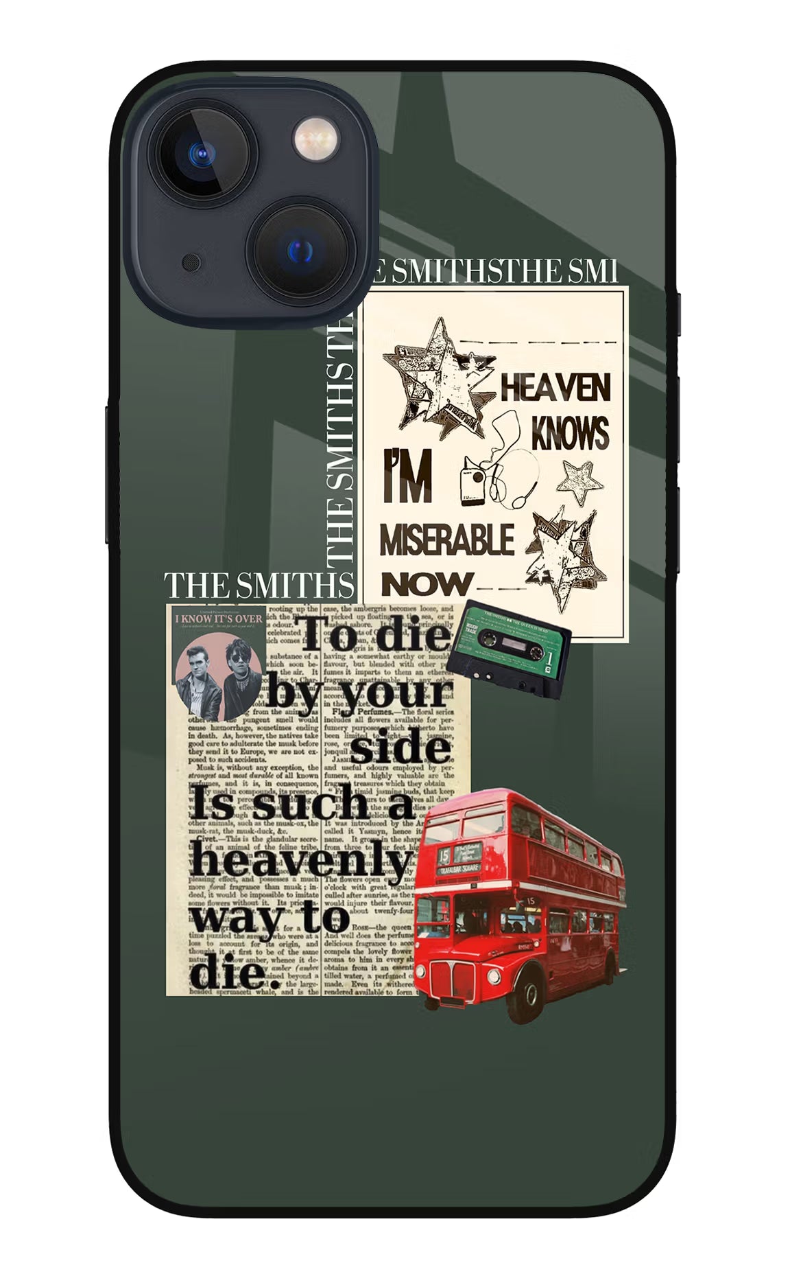 The Smiths iPhone 13 Mini Glass Case Back Cover by Casekaro
