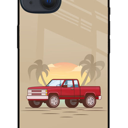 Desert Classic Drive iPhone 13 Mini Glass Case