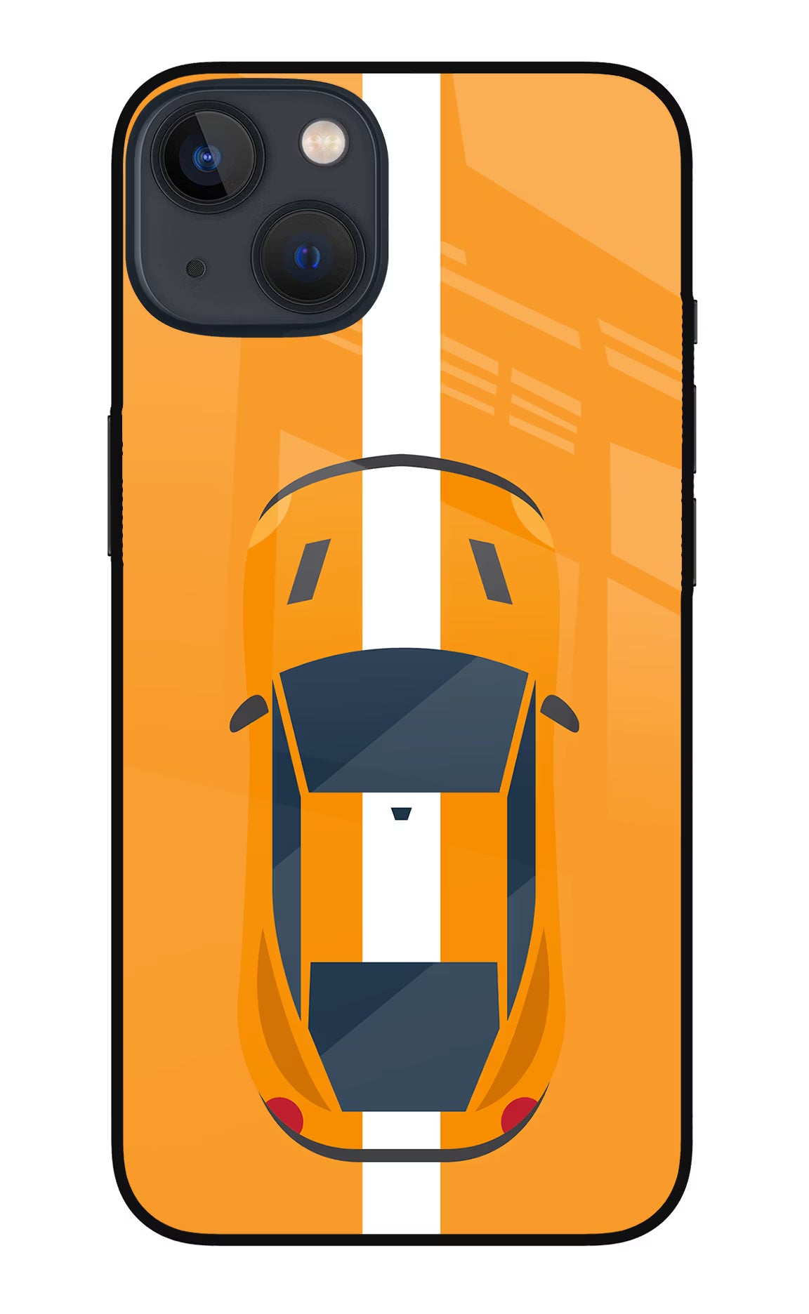 Highway Pursuit iPhone 13 Mini Glass Case Back Cover by Casekaro