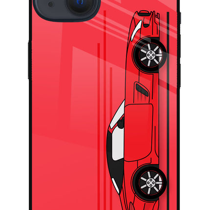 Red Velocity iPhone 13 Mini Glass Case
