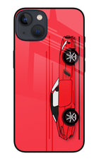 Red Velocity iPhone 13 Mini Glass Case