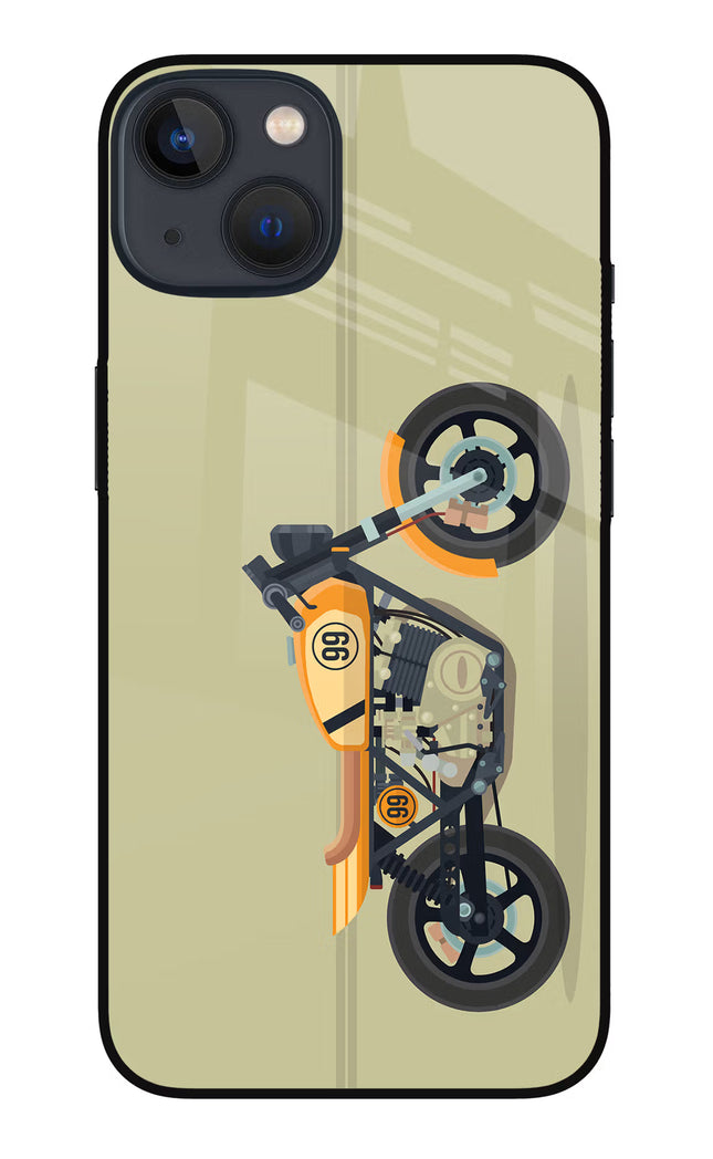 Vertical Speedster iPhone 13 Mini Glass Case
