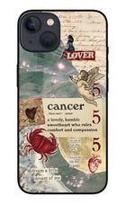 Cancer Zodiac iPhone 13 Mini Glass Case