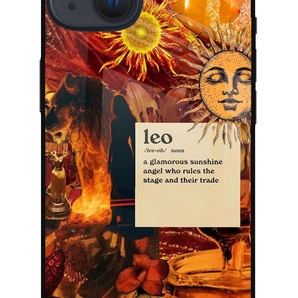 Leo Zodiac iPhone 13 Mini Glass Case