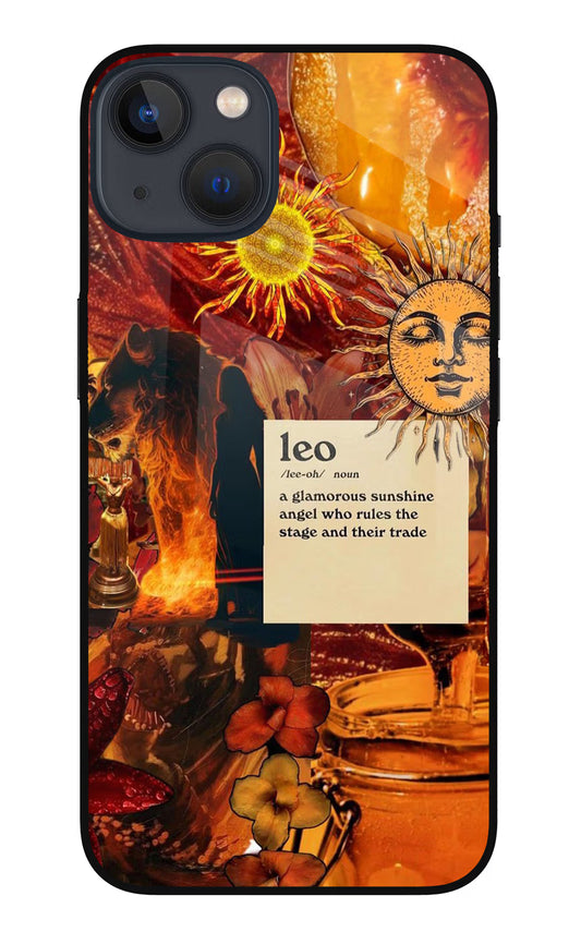 Leo Zodiac iPhone 13 Mini Glass Case