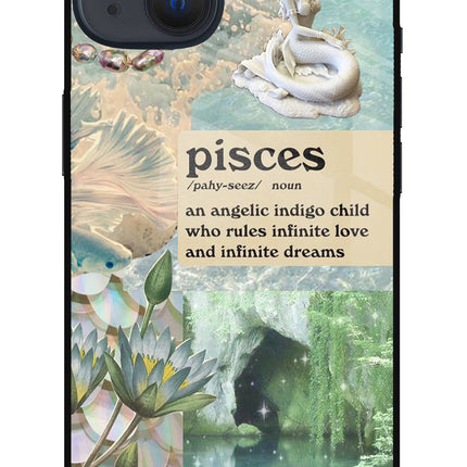 Pisces Zodiac iPhone 13 Mini Glass Case