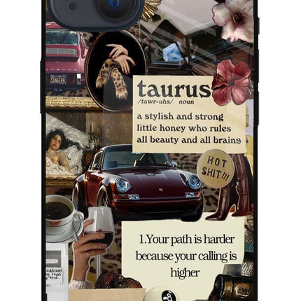 Taurus Zodiac iPhone 13 Mini Glass Case