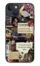 Taurus Zodiac iPhone 13 Mini Glass Case