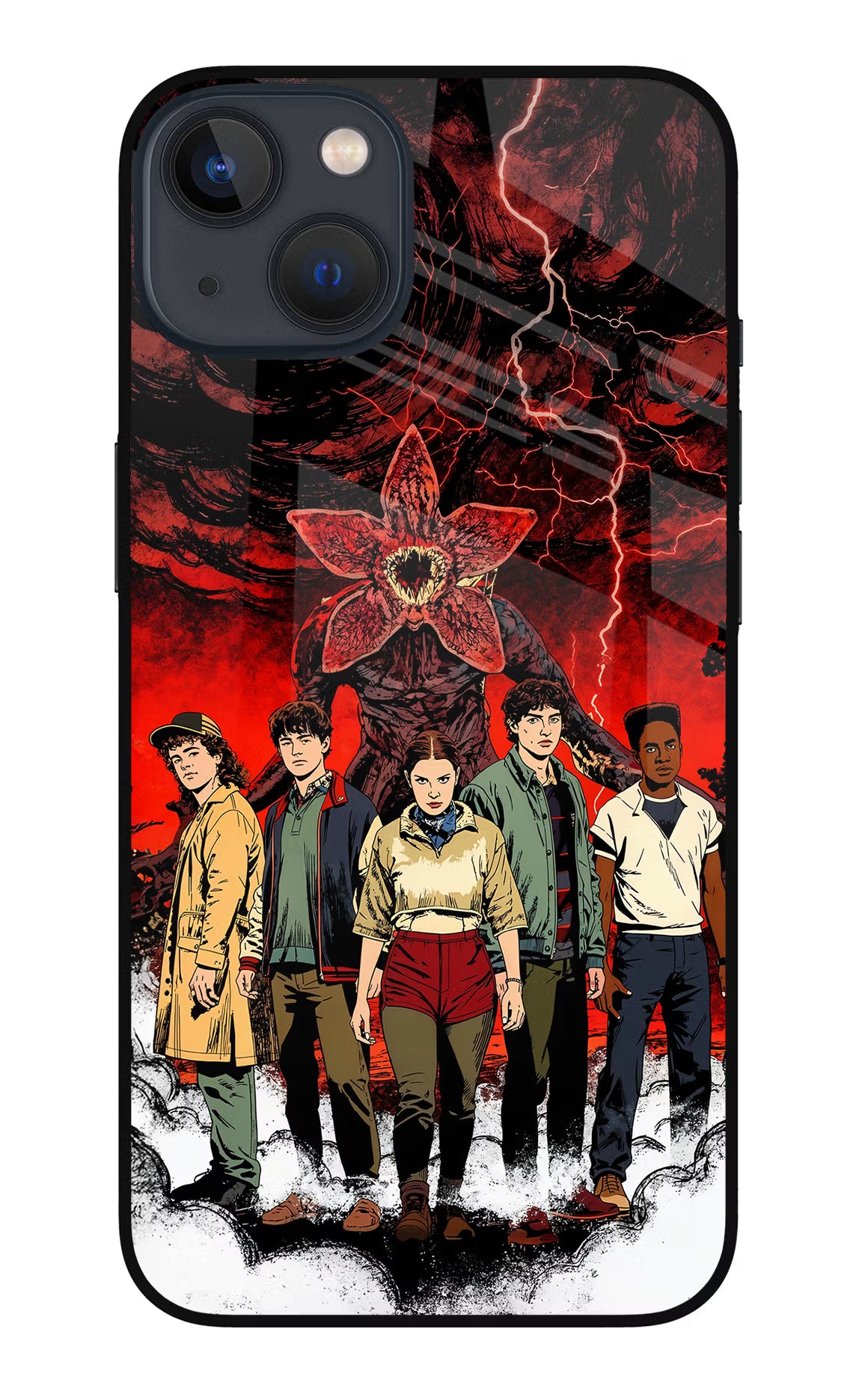 Ordinary Things Characters iPhone 13 Mini Glass Case