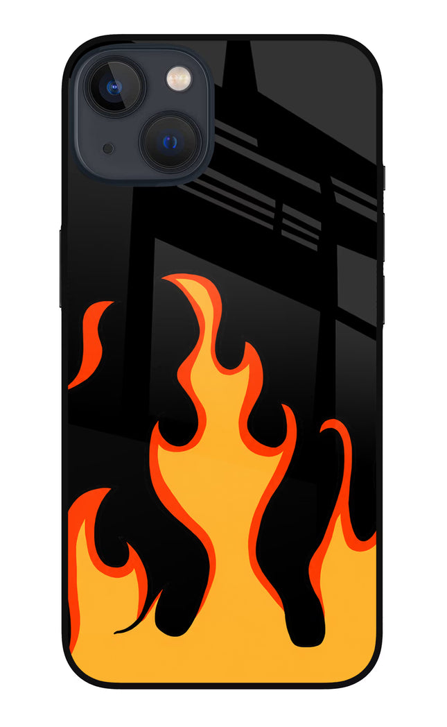 Fired Up – Black iPhone 13 Mini Glass Case