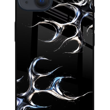Chrome Tribal iPhone 13 Mini Glass Case