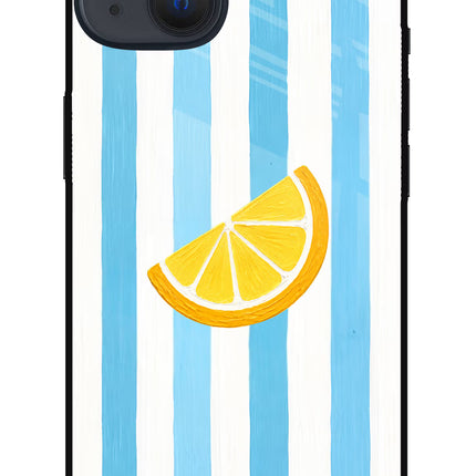 Summer Lemon iPhone 13 Mini Glass Case