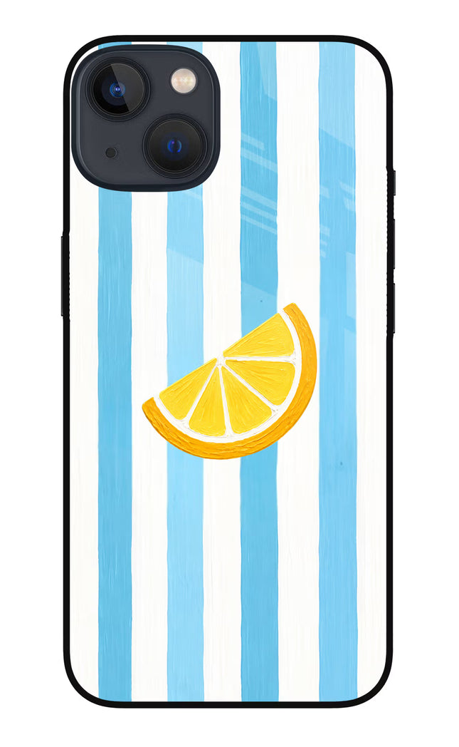 Summer Lemon iPhone 13 Mini Glass Case