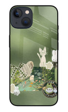 Aesthetic anime iPhone 13 Mini Glass Case