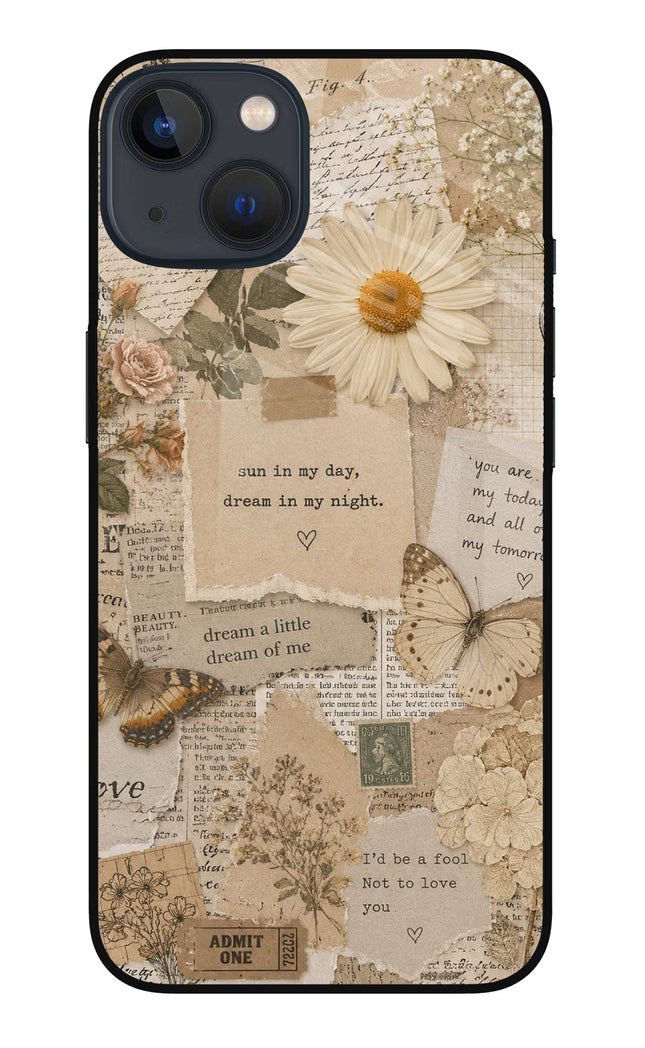 Vintage case iPhone 13 Mini Glass Case