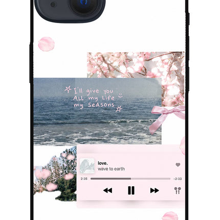 Wave to earth iPhone 13 Mini Glass Case