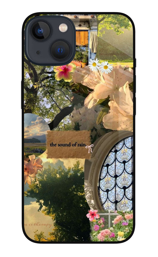 Rain iPhone 13 Mini Glass Case