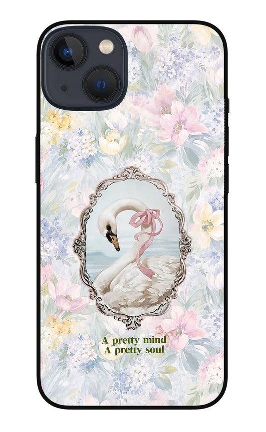 Pretty Mind Pretty Soul iPhone 13 Mini Glass Case