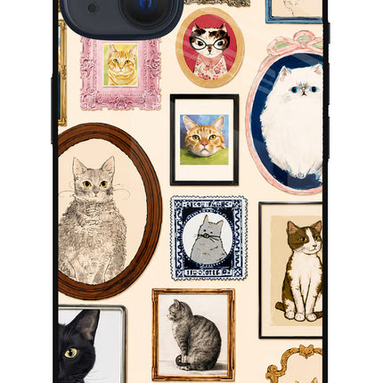 Mirror Cats iPhone 13 Mini Glass Case