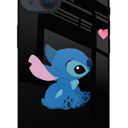 Stitch Crush iPhone 13 Mini Glass Case