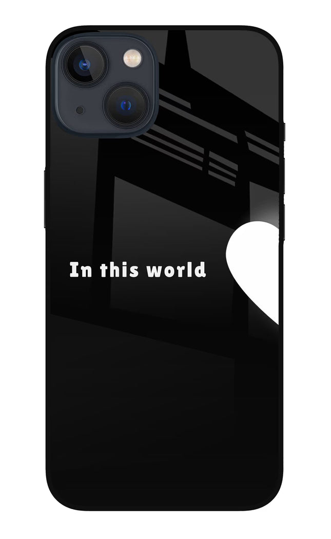 This World iPhone 13 Mini Glass Case