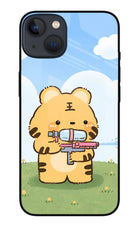 Tiger Treat iPhone 13 Mini Glass Case