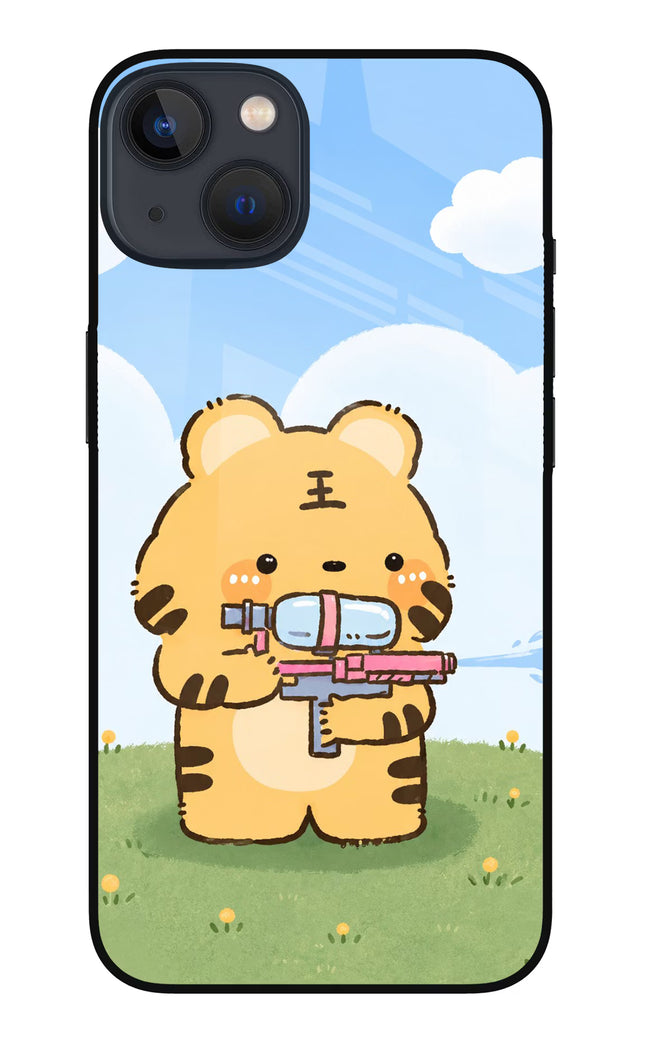 Tiger Treat iPhone 13 Mini Glass Case
