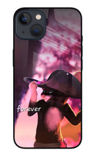 Forever Cat iPhone 13 Mini Glass Case