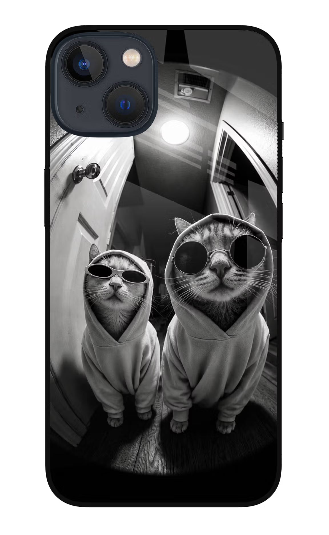 Hood Cats iPhone 13 Mini Glass Case