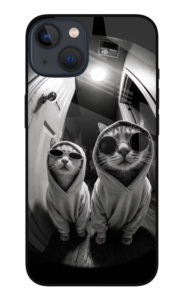 Hood Cats iPhone 13 Mini Glass Case