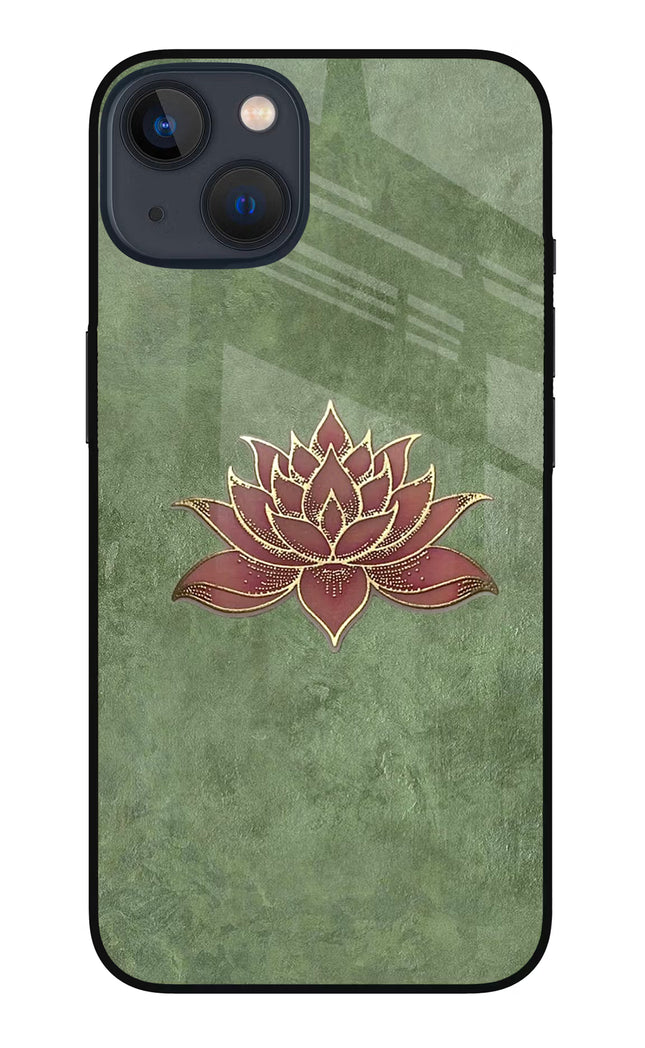 Lotus Grace iPhone 13 Mini Glass Case