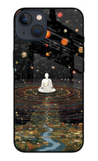 Space Monk iPhone 13 Mini Glass Case