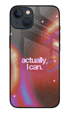 Pink Aura iPhone 13 Mini Glass Case
