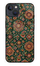 Green Pataka iPhone 13 Mini Glass Case