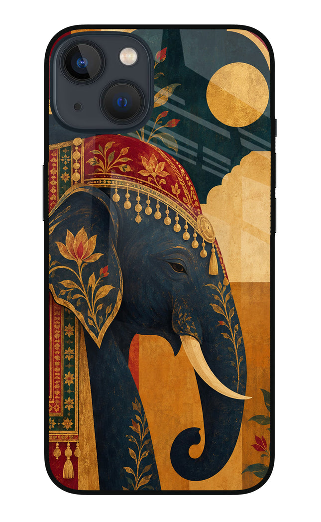 Royal Elephant iPhone 13 Mini Glass Case