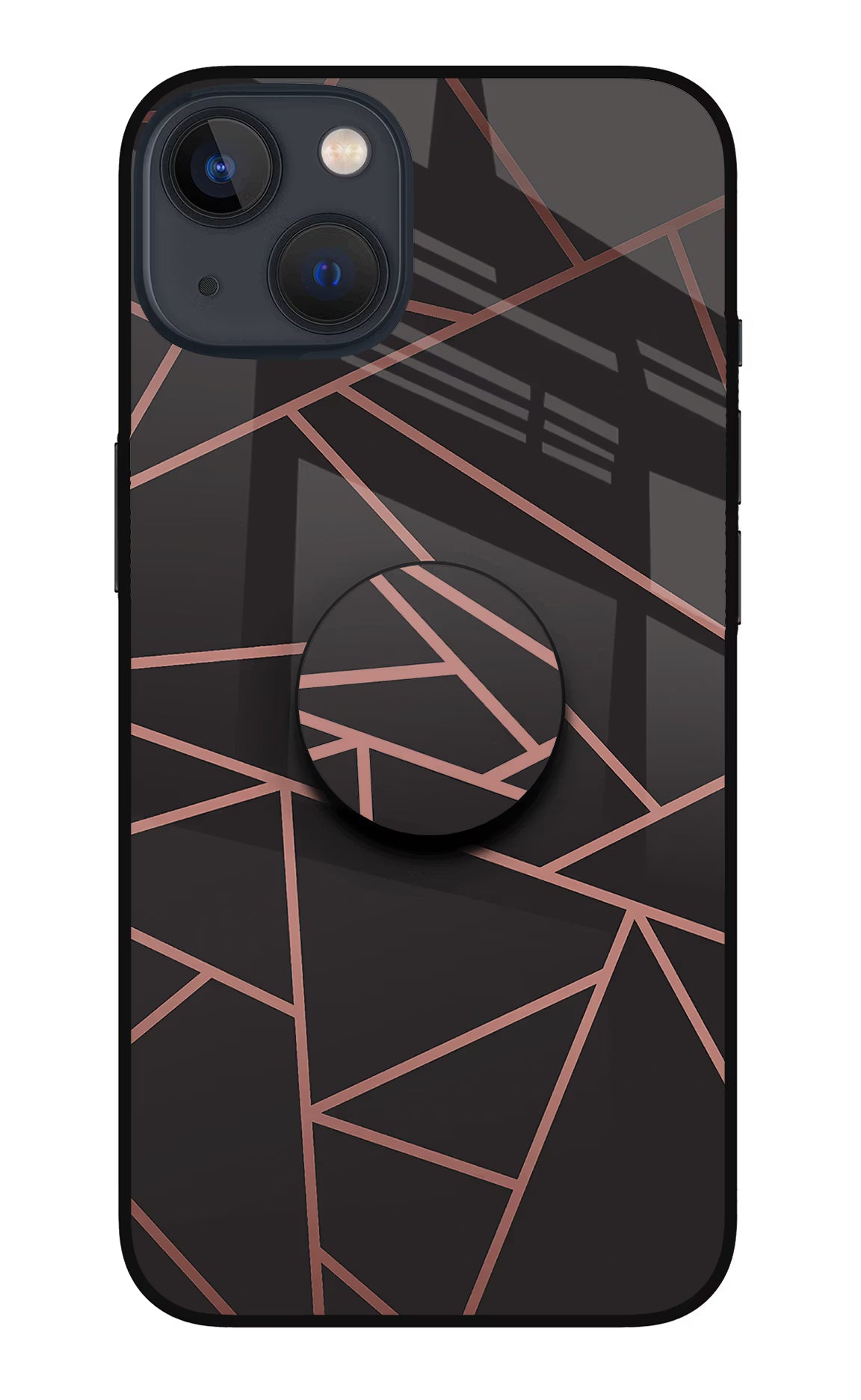 Geometric Pattern iPhone 13 Mini Pop Case by Casekaro