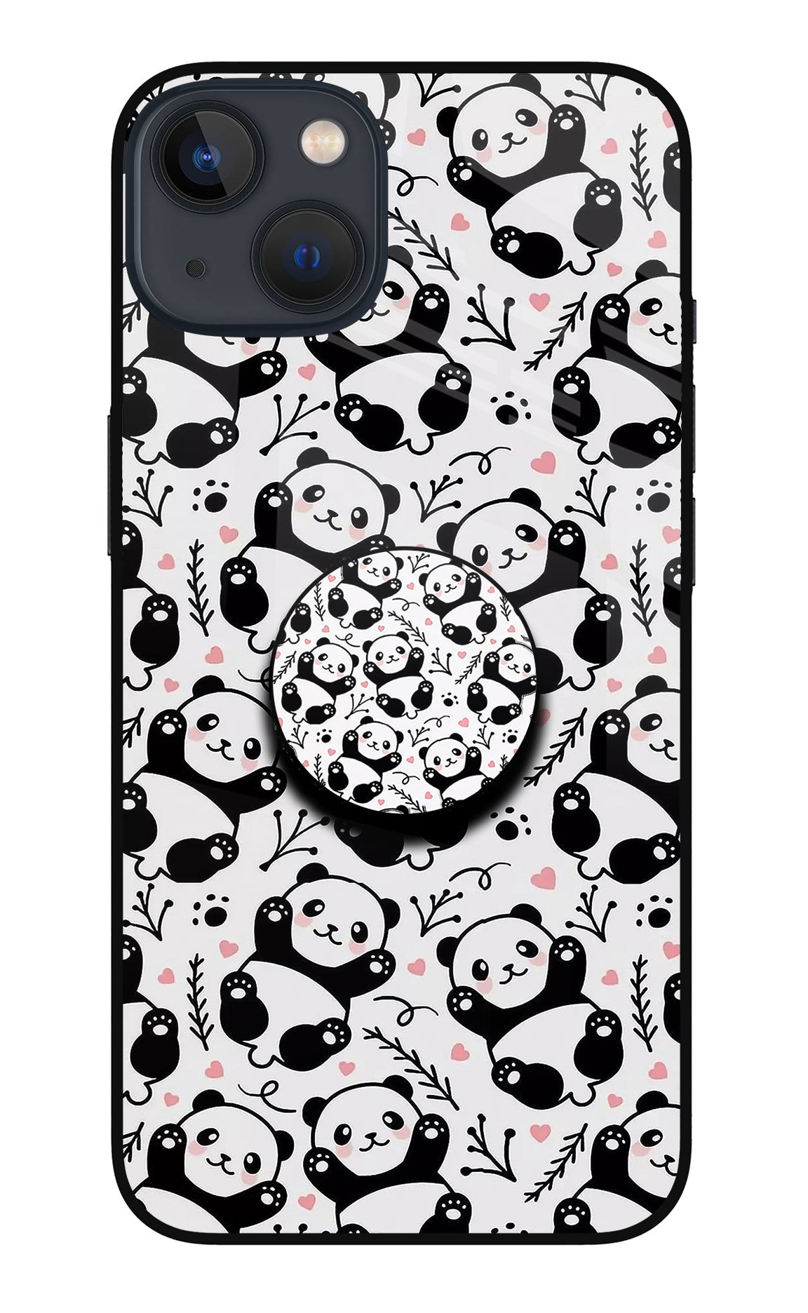 Cute Panda iPhone 13 Mini Pop Case