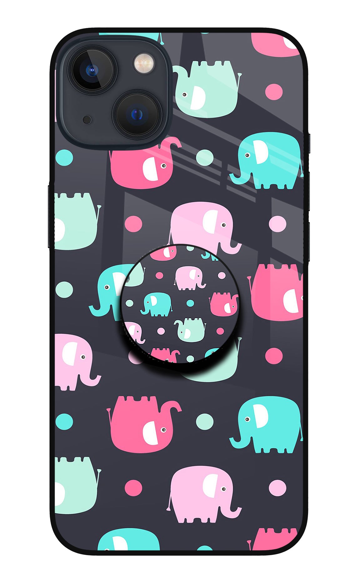 Baby Elephants iPhone 13 Mini Pop Case