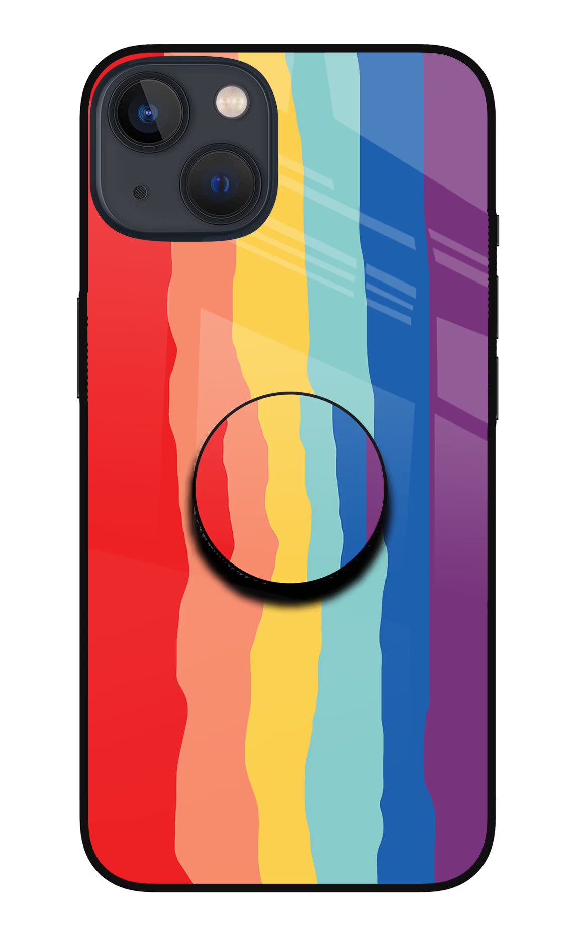 Rainbow iPhone 13 Mini Pop Case by Casekaro