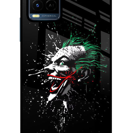 Joker Vivo Y21/Y21s/Y33s Glass Case Back Cover by Casekaro