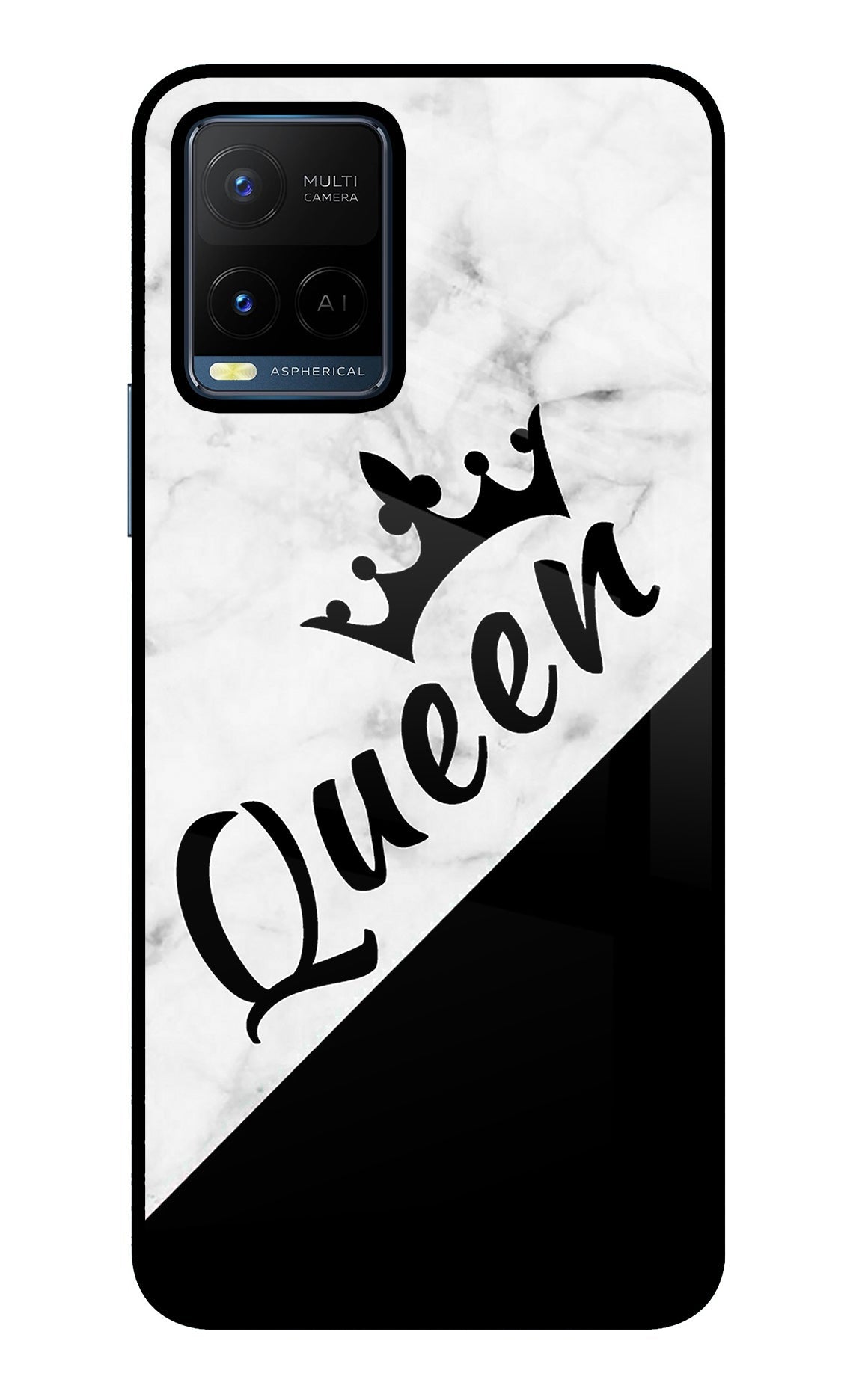 Queen Vivo Y21/Y21s/Y33s Glass Case