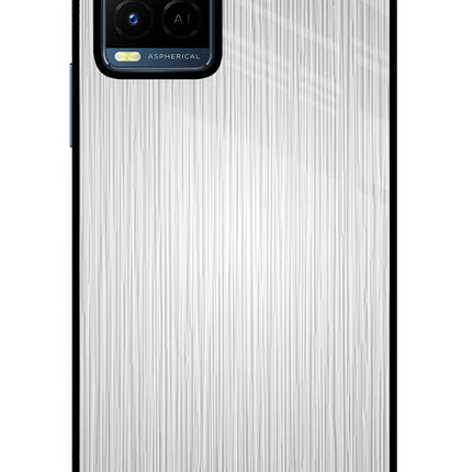 Wooden Grey Texture Vivo Y21/Y21s/Y33s Glass Case