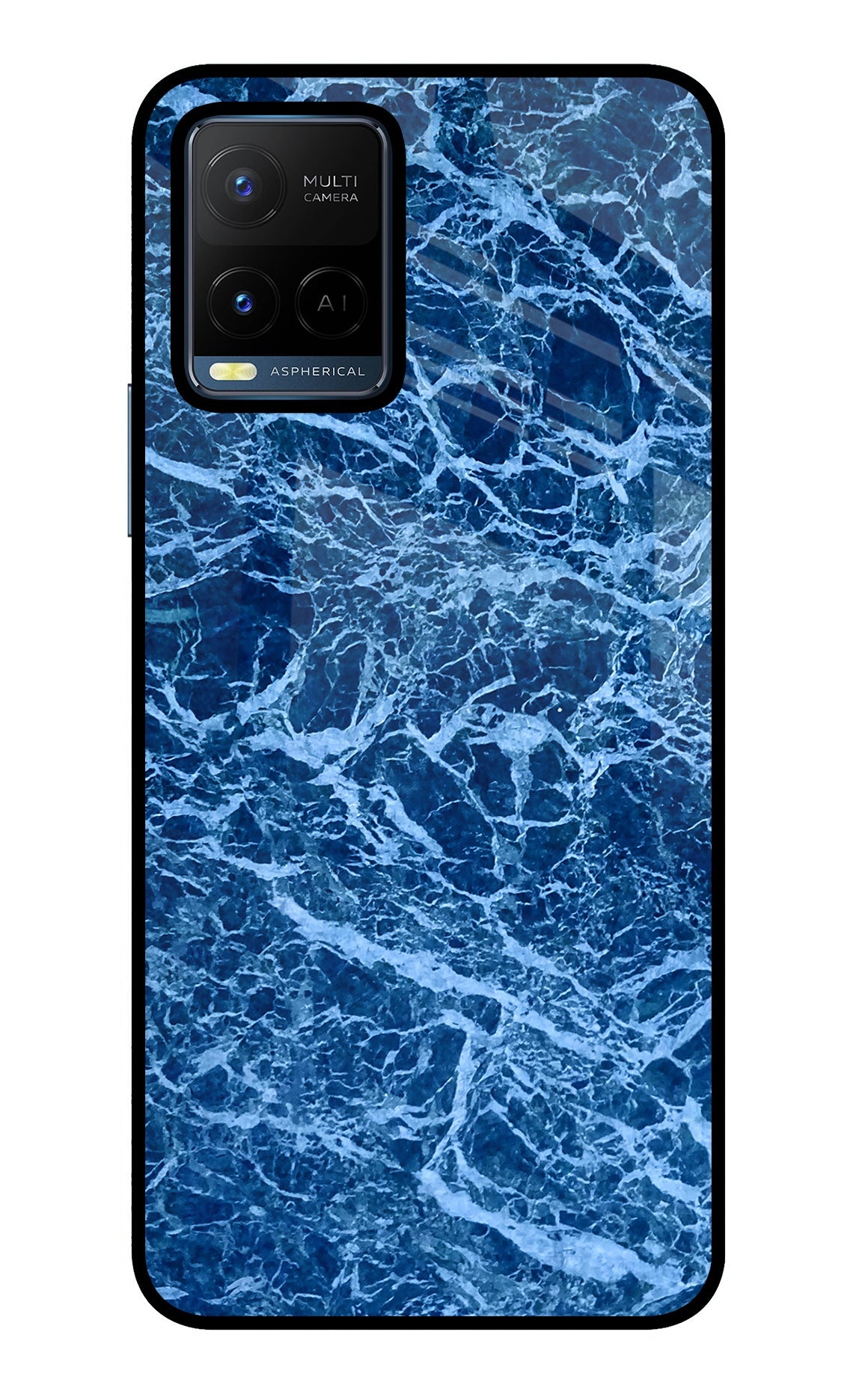 Blue Marble Vivo Y21/Y21s/Y33s Glass Case