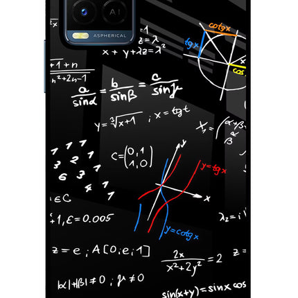 Mathematics Formula Vivo Y21/Y21s/Y33s Glass Case Back Cover by Casekaro
