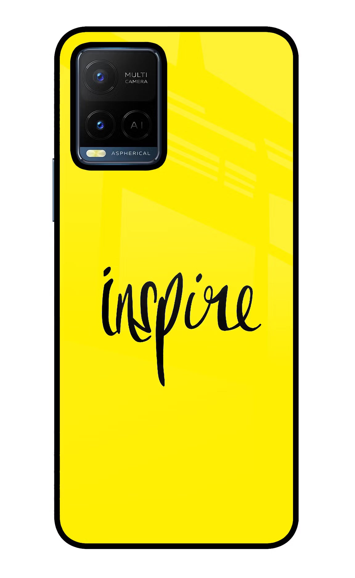 Inspire Vivo Y21/Y21s/Y33s Glass Case Back Cover by Casekaro