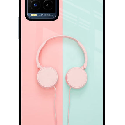 Music Lover Vivo Y21/Y21s/Y33s Glass Case Back Cover by Casekaro