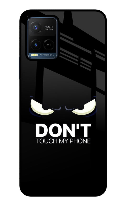 Don'T Touch My Phone Vivo Y21/Y21s/Y33s Glass Case