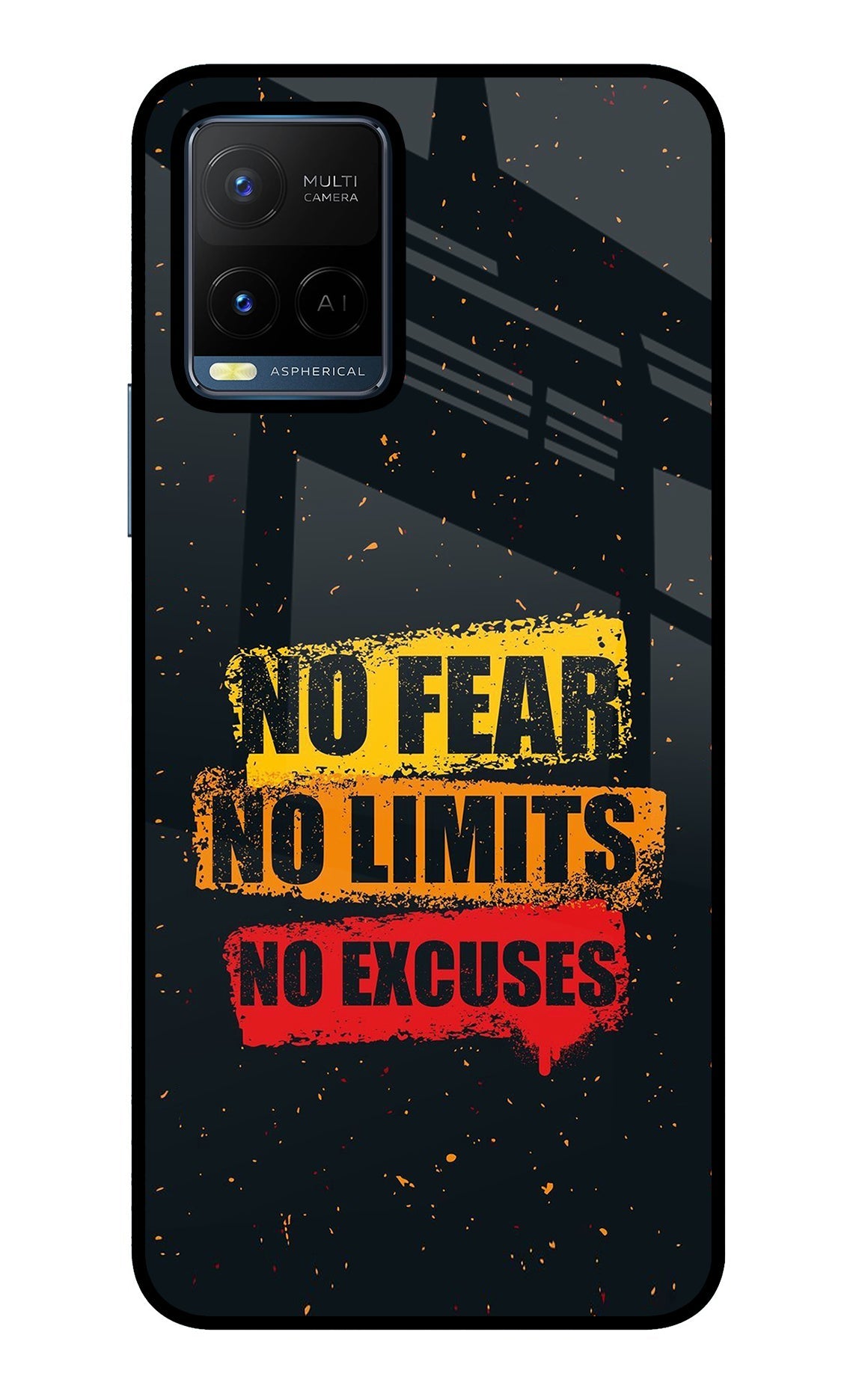 No Fear No Limits No Excuse Vivo Y21/Y21s/Y33s Back Cover